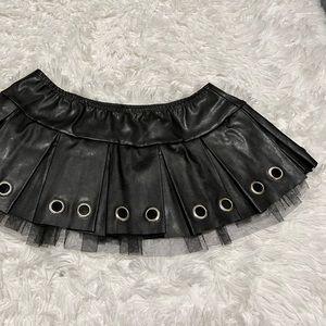 Leather Tutu Skirt